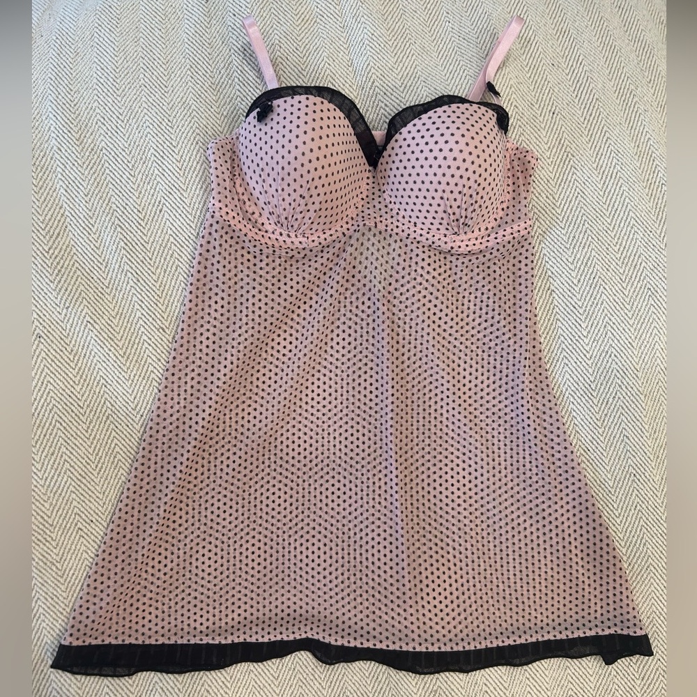🤩 SALE RAMPAGE Lingerie Pink Babydoll - Picture 3 of 14